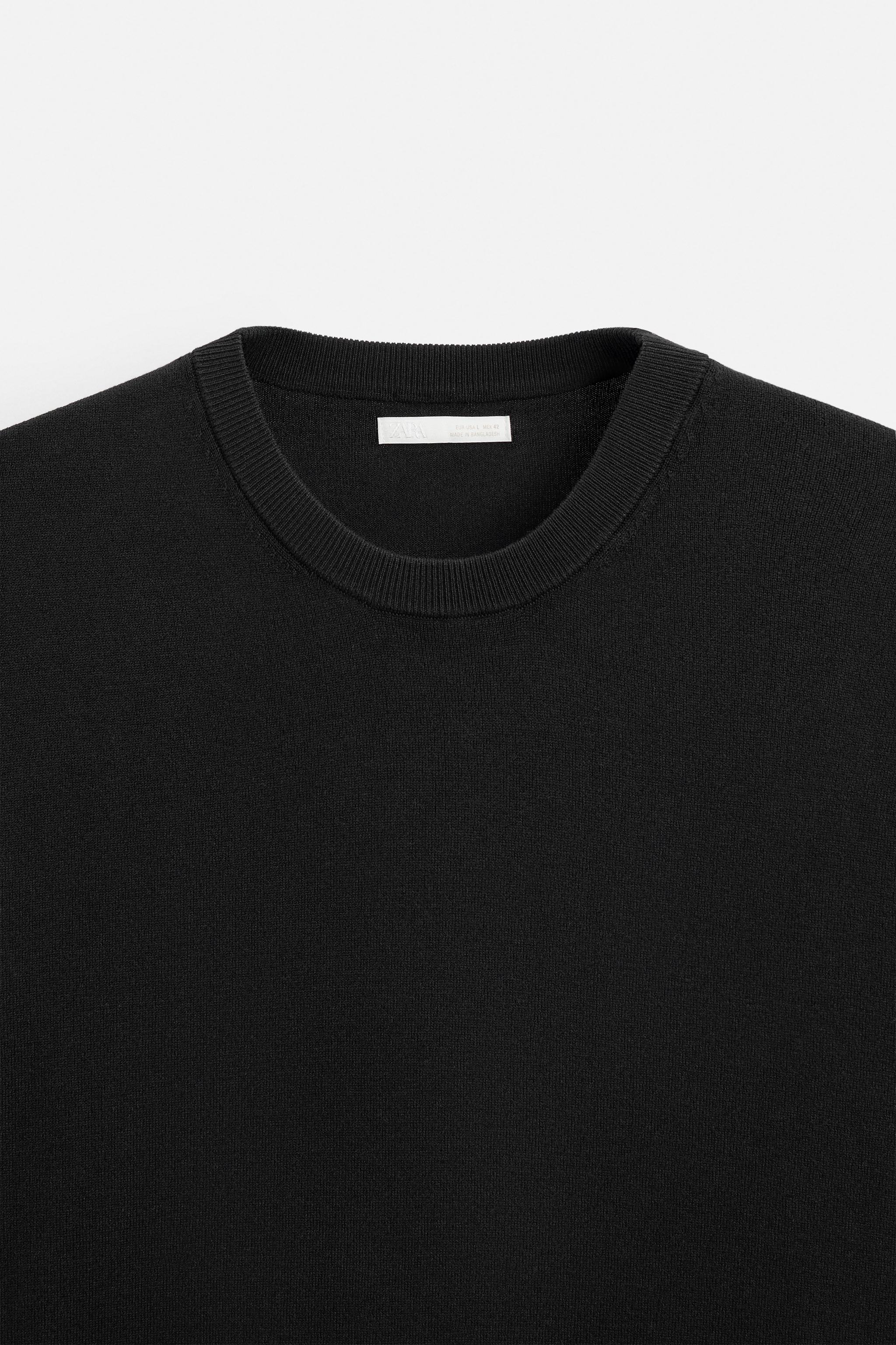 【ZARA】フルイドニットTシャツ ストライプ | 0304/406/104 フルイドニットTシャツ - ストライプ | ZARA Japan / 日本