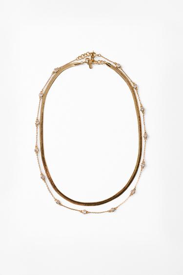 2-PACK CHAIN NECKLACES — Golden 1