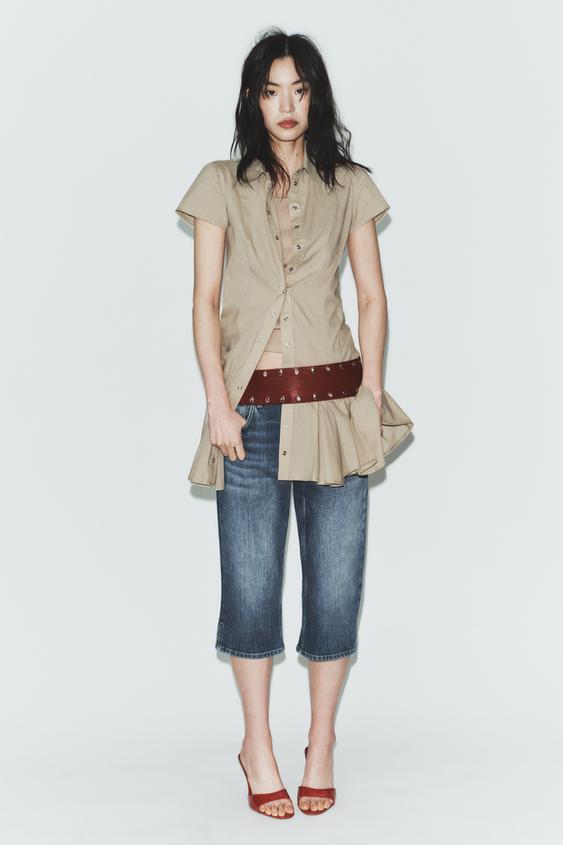 PATENT FINISH HEELED SANDALS