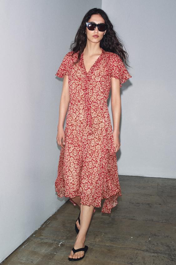 ZW COLLECTION FLORAL PRINT DRESS from Zara - $149