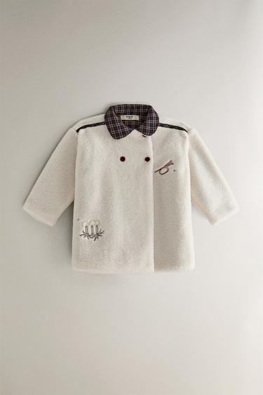 CHILDREN'S FLEECE CHRISTMAS DRESSING GOWN - Oyster-white by Zara - Image 0
