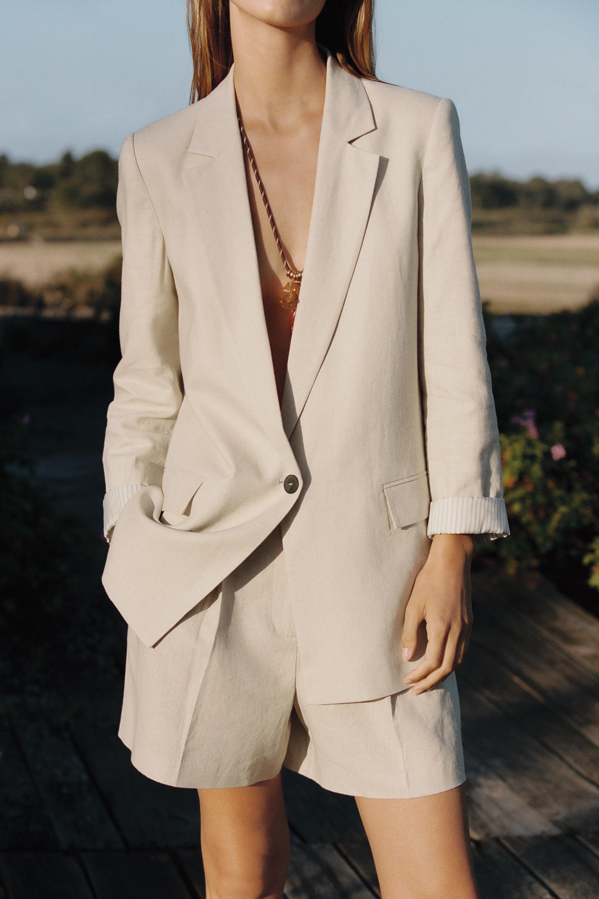 リネンブレザー – レディース | ZARA 日本