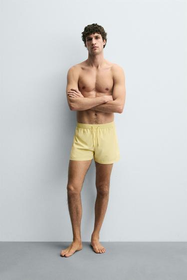 BAÑADOR CORTO SOFT - Amarillo de Zara - Imagen 0