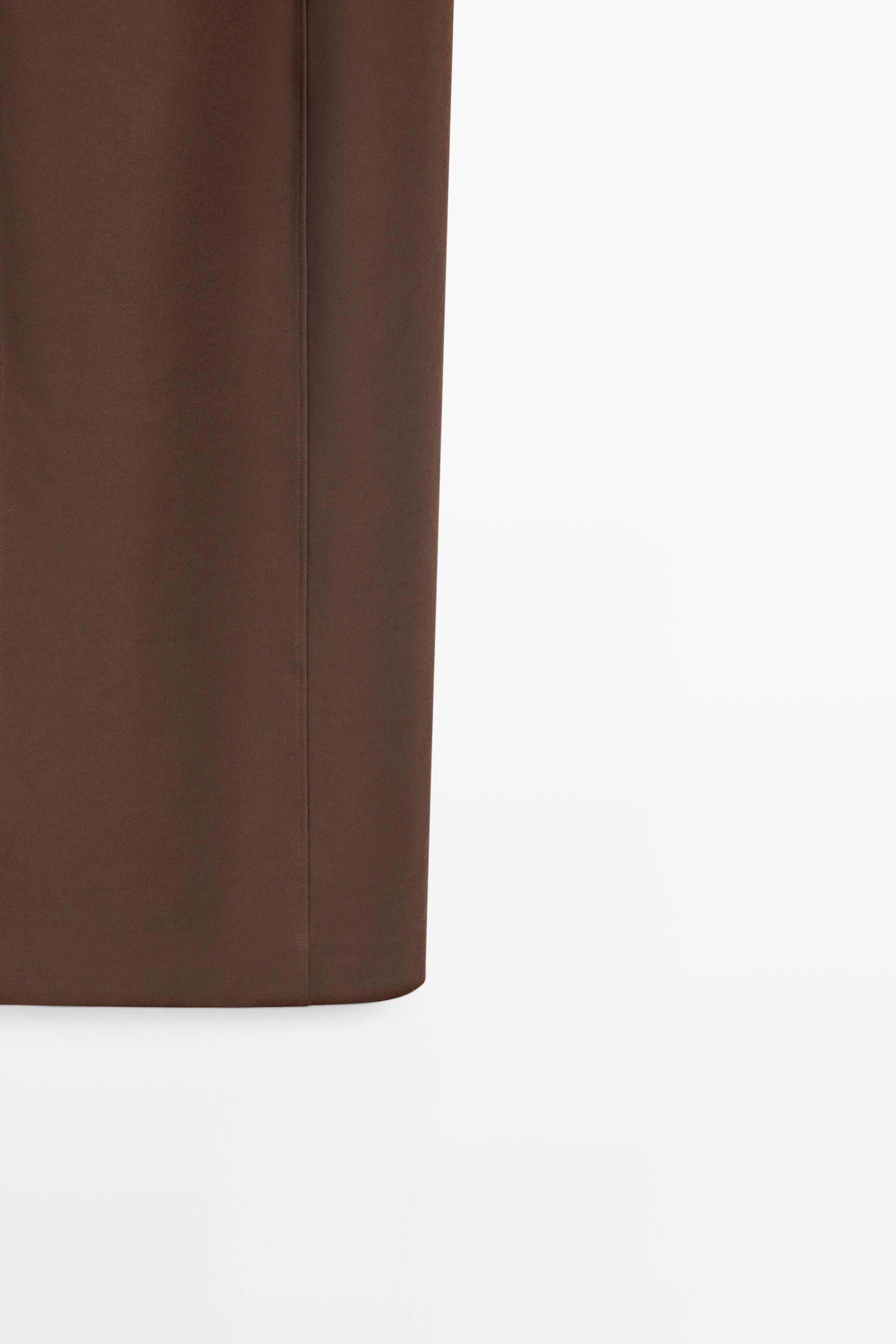 Robe midi à bretelles en mélange de coton