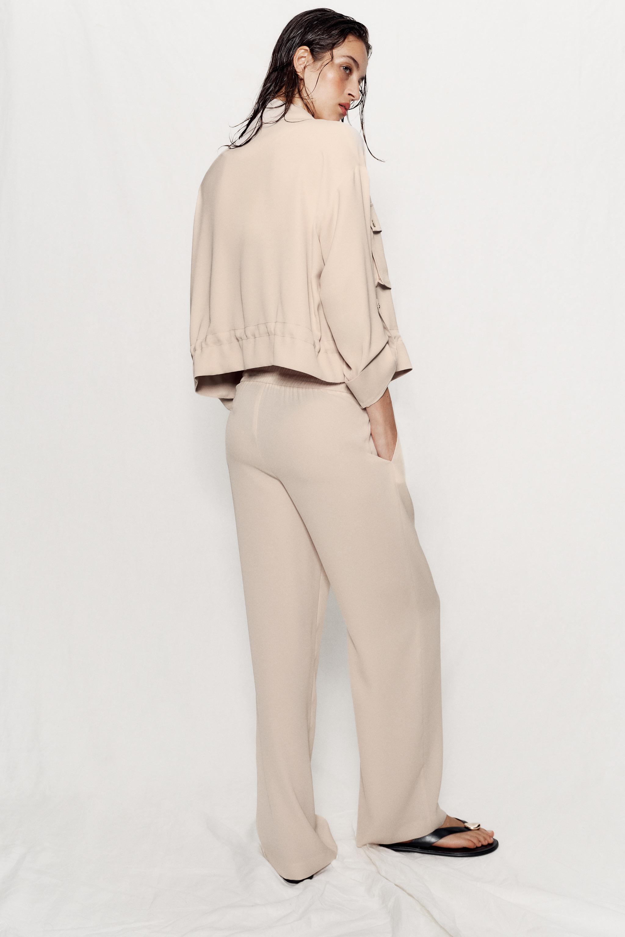 Zara APOLET DETAYLI SAFARİ CEKET görsel 5