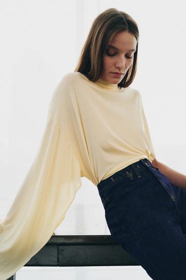 JEAN ZW COLLECTION FLARE TAILLE HAUTE - Bleu de Zara - Image 7