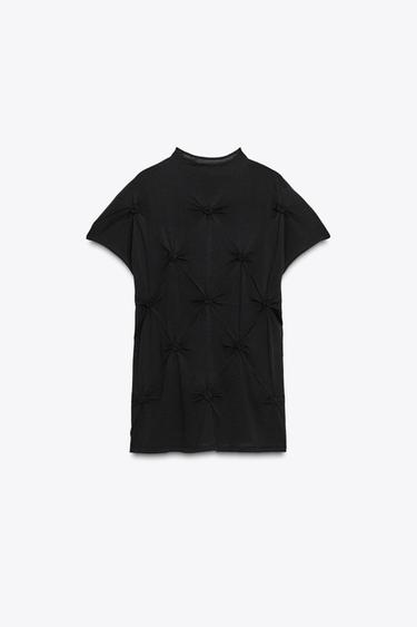 TOP EN MAILLE NŒUDS - Noir de Zara - Image 7