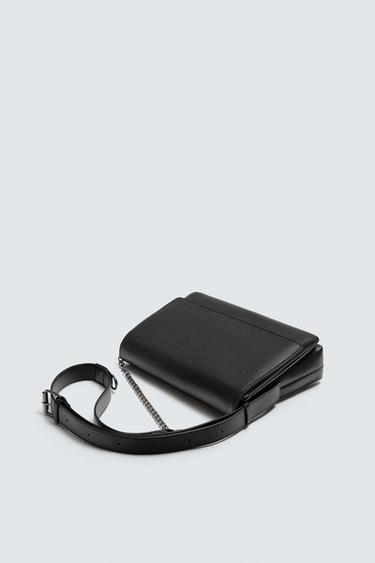 CHAIN CROSSBODY BAG - Black by Zara - Image 1