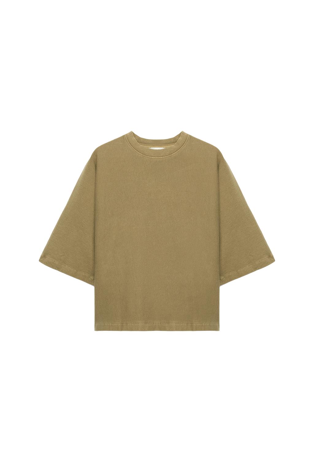 WASHED EFFECT SHORT SLEEVE T-SHIRT - image 3
