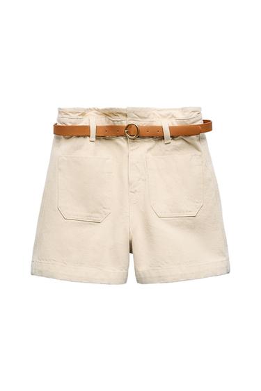 Z1975 BELTED BAGGY SHORTS