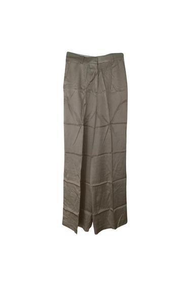 BUNDFALTENHOSE IN SATINOPTIK