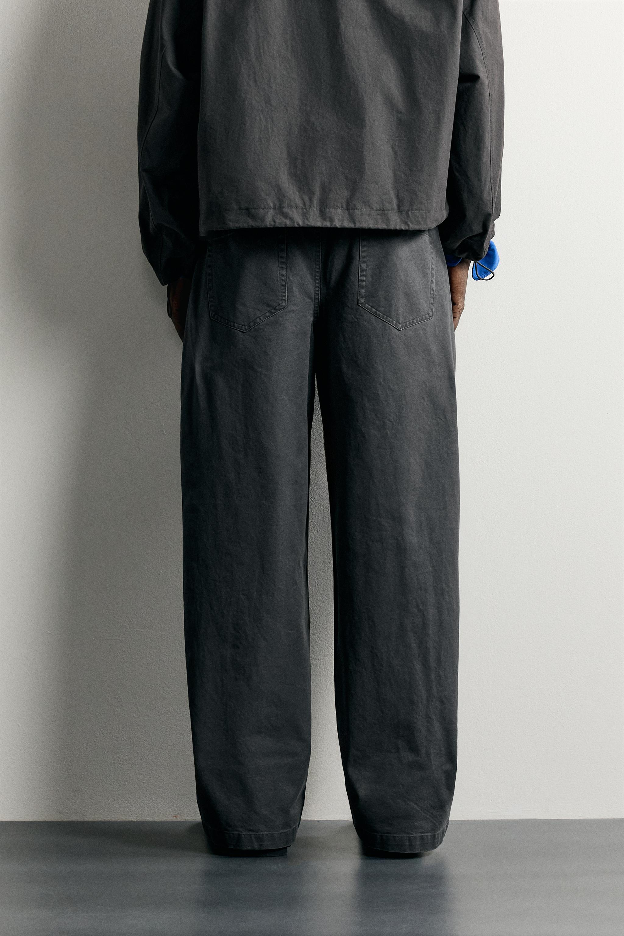 PANTALON CHINO STRAIGHT FIT DÉLAVÉ