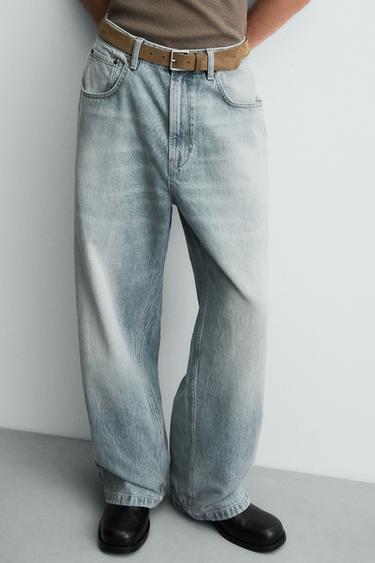 JEANS BAGGY FIT - Azul agua de Zara