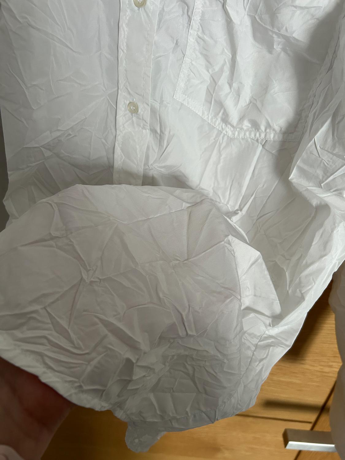 WRINKLED-EFFECT POPLIN SHIRT - Image 5