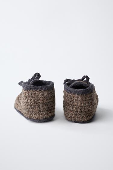 BOOTIES WITH BOW - Brown by Zara - Image 5