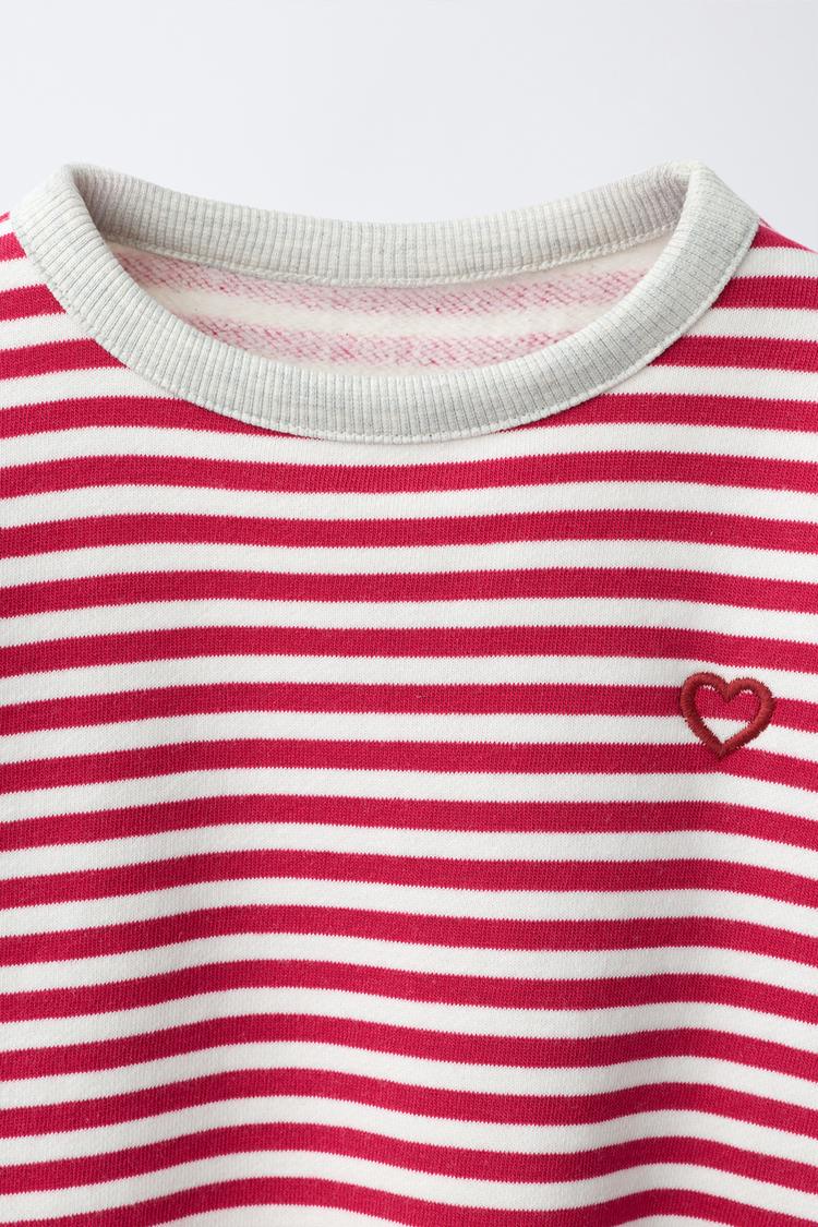 CONJUNTO DE SUDADERA A RAYAS Y LEGGINGS ACAMPANADOS 3