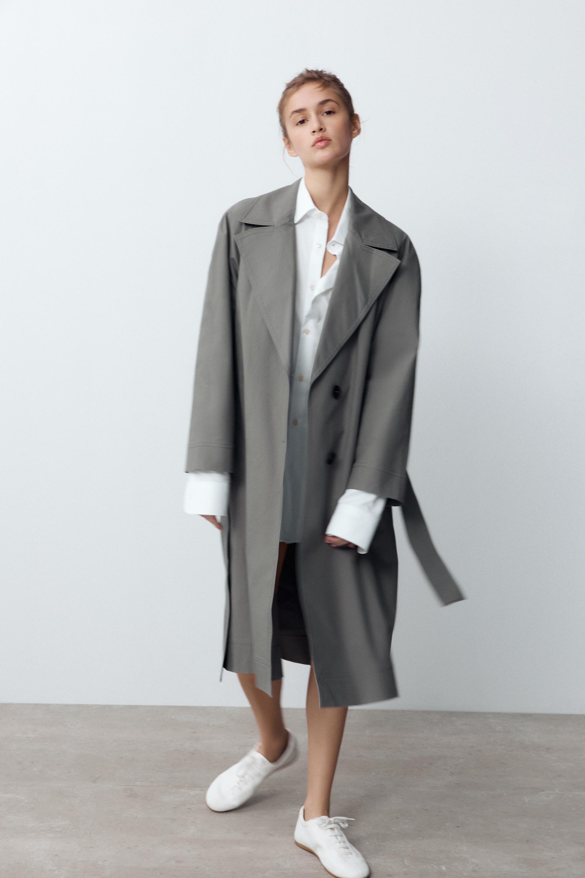zara gray coat