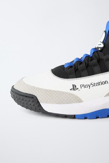 PLAYSTATION ™ HIGH-TOP SNEAKERS - White by Zara - Image 3