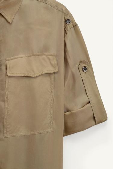 PCKT SHRT 14 - Moss green de Zara - Image 6