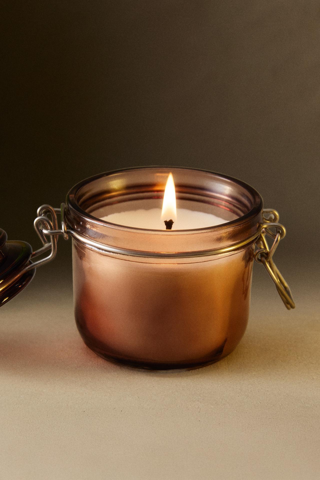(120 G) TIRAMISU EUPHORIA SCENTED CANDLE — Khaki