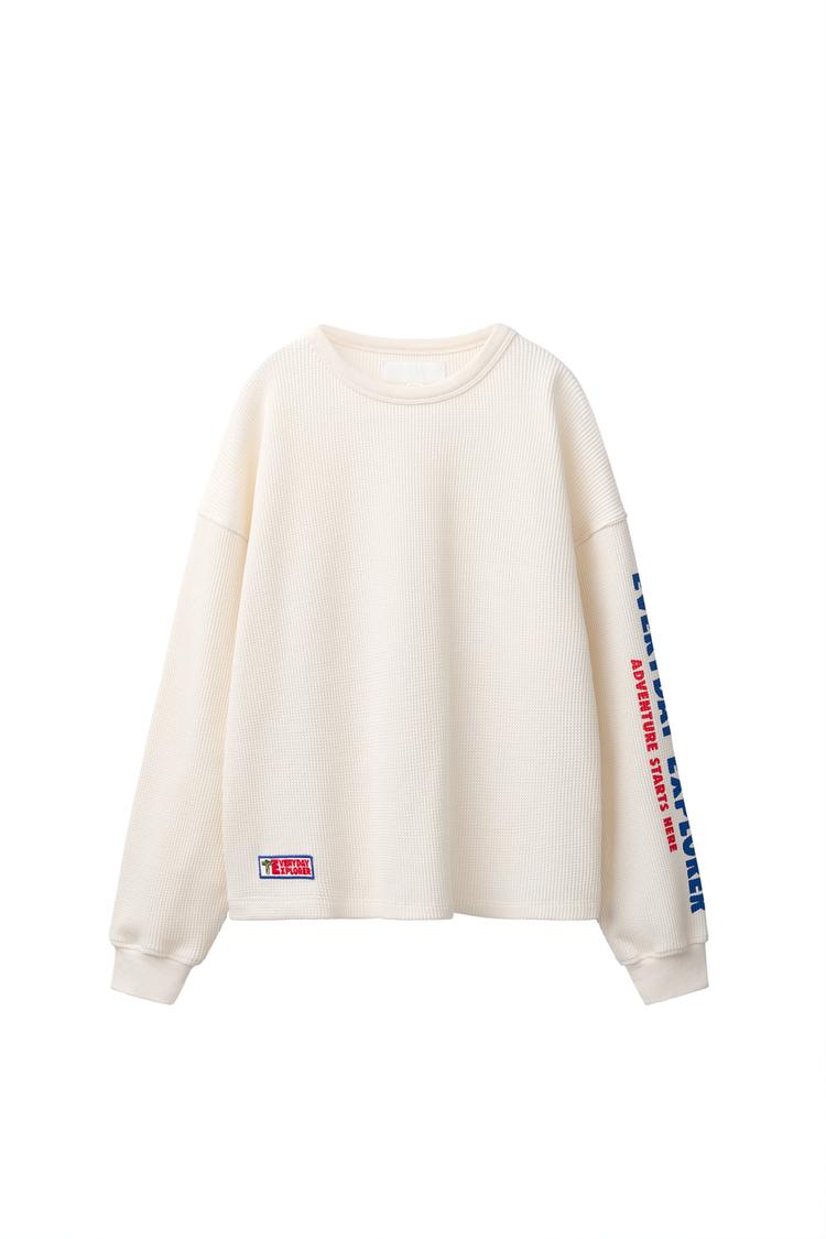 CAMISETA WAFFLE PARCHE