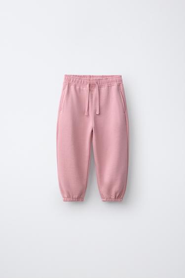 Zara Pastel pembe - DÜZ JOGGER PANTOLON