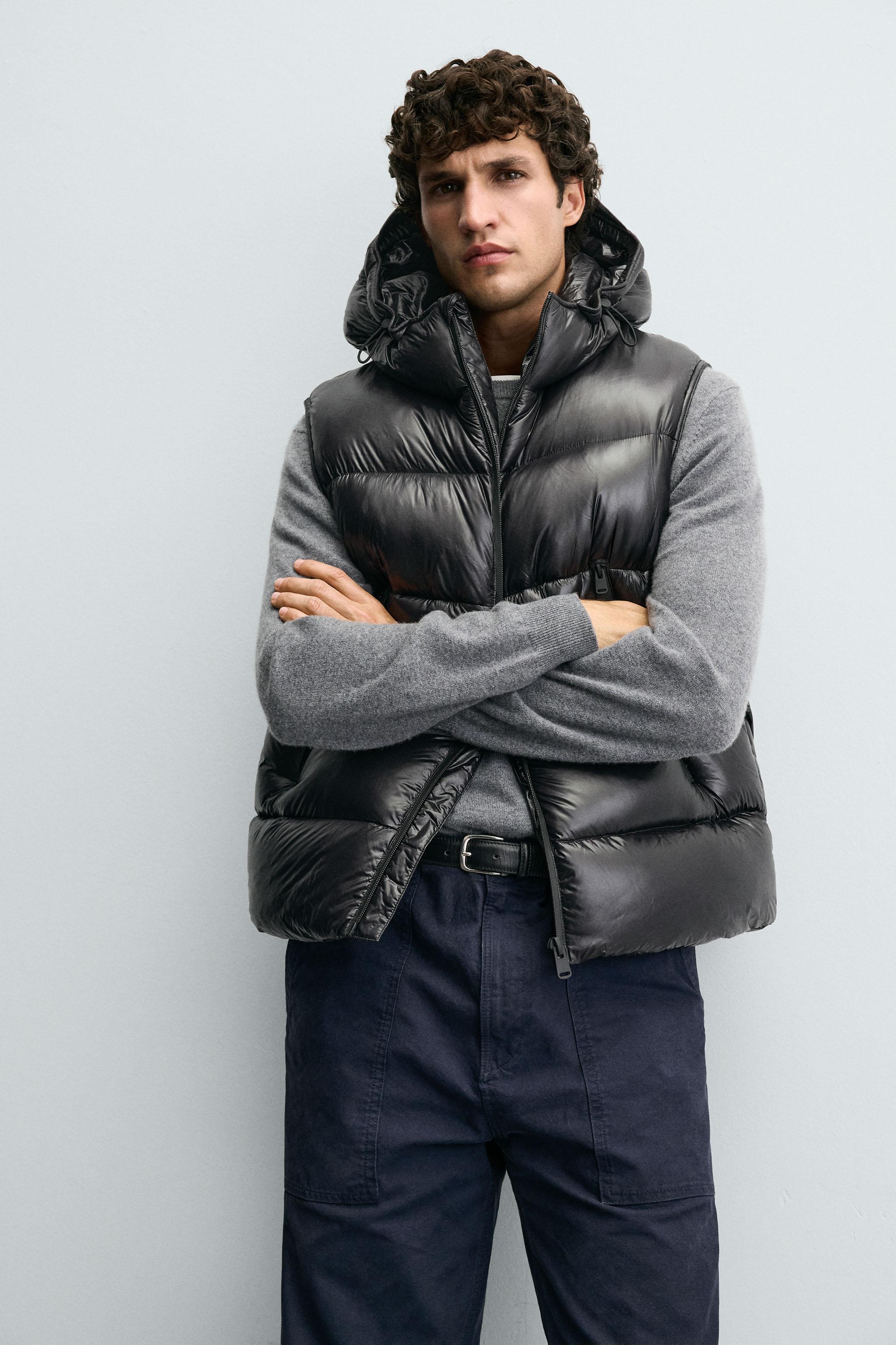 100% FEATHER PUFFER VEST