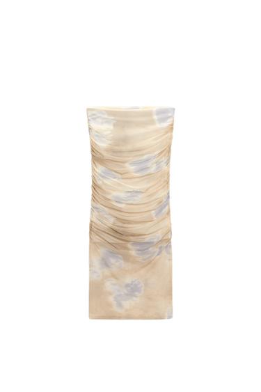 PRINTED TULLE SKIRT