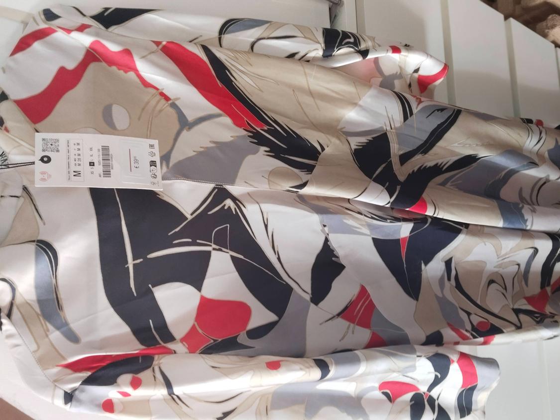 ZW COLLECTION PRINTED MIDI DRESS - Image 3