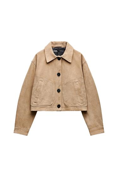SHORT 100% LEATHER JACKET