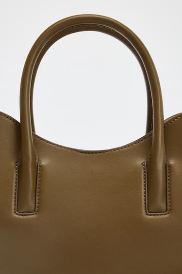 OVAL MINI TOTE BAG - Green by Zara - Image 5