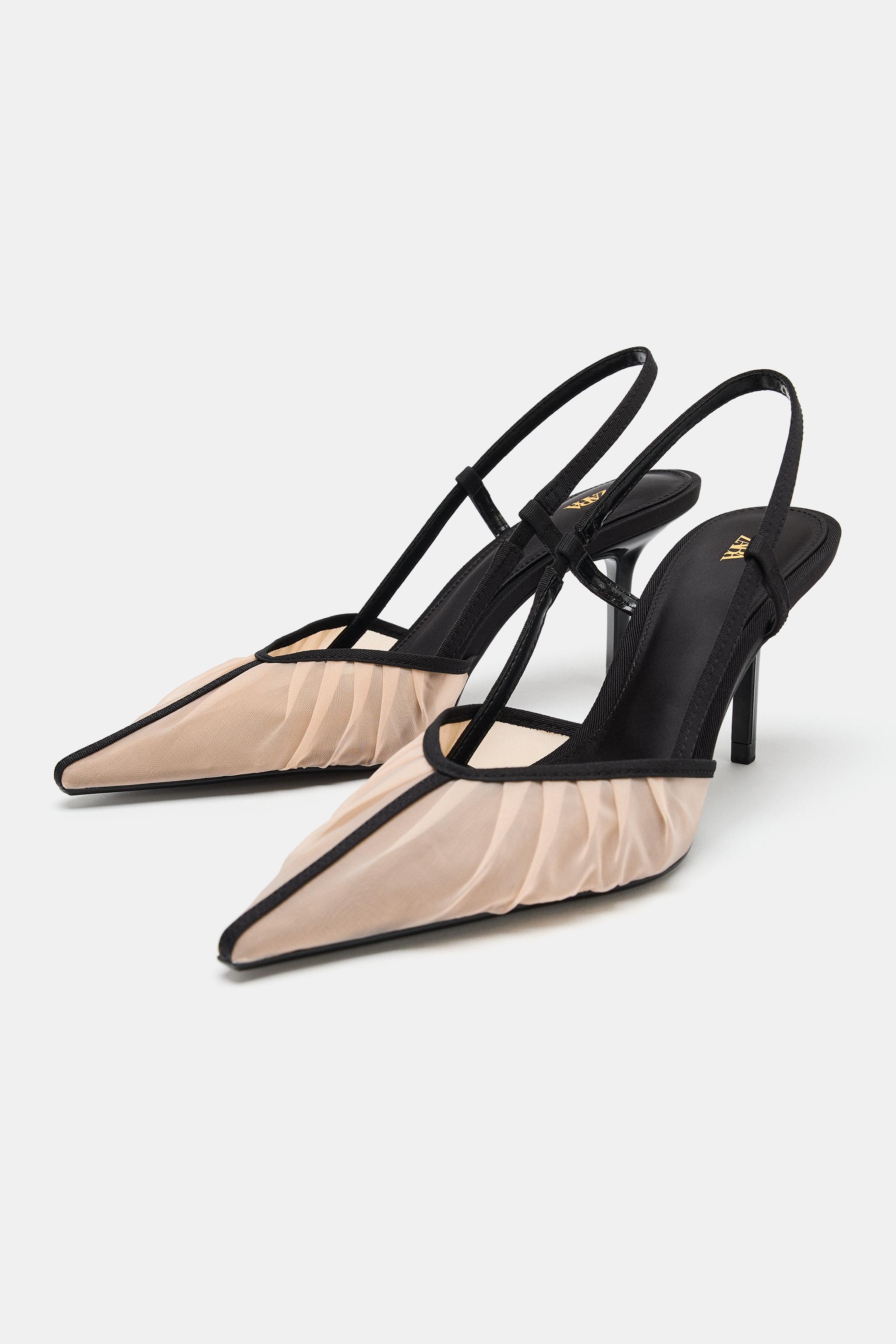 Женские туфли Zara MESH HEELS — фото 3