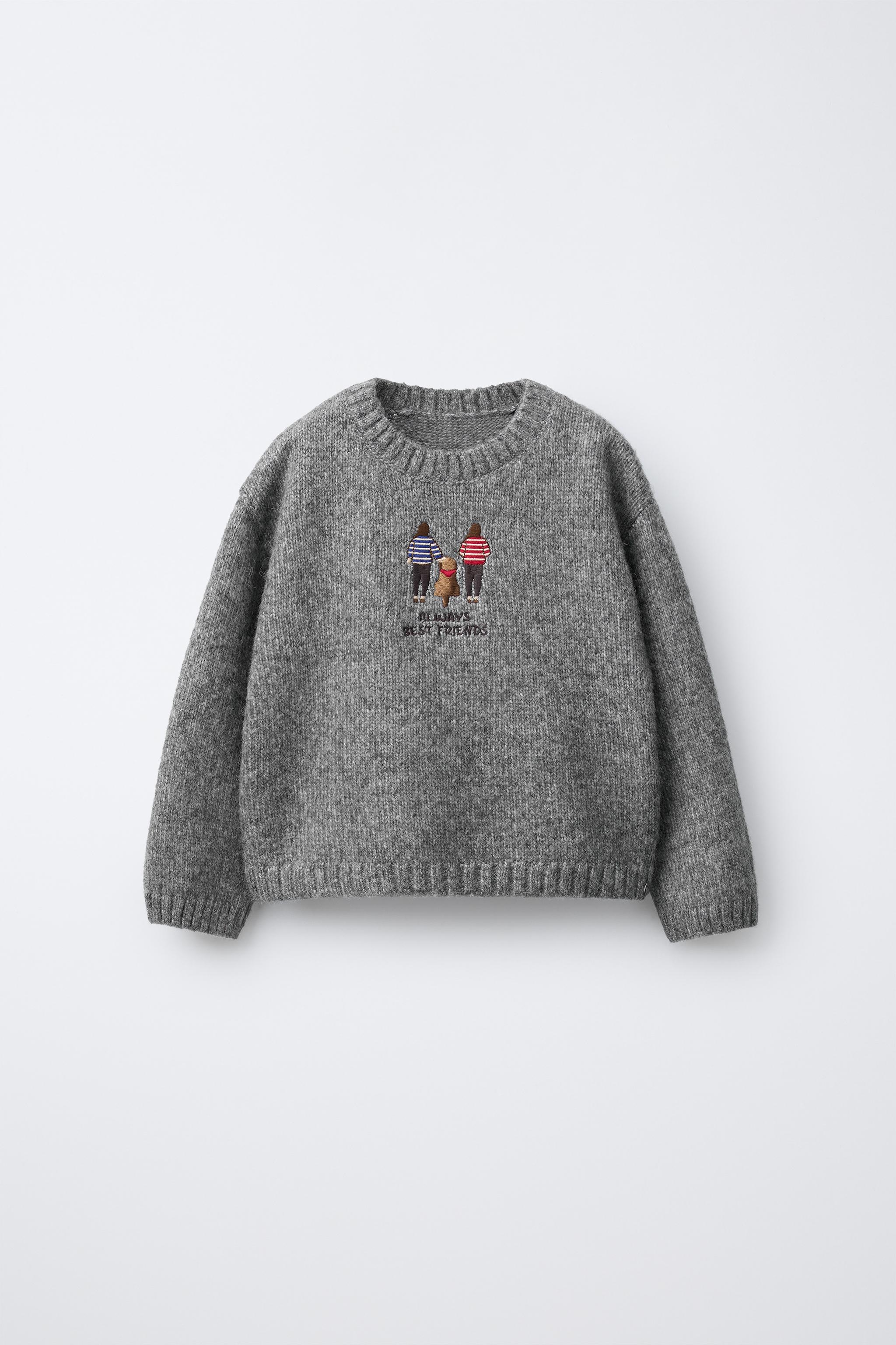 PULL EN MAILLE BRODÉ