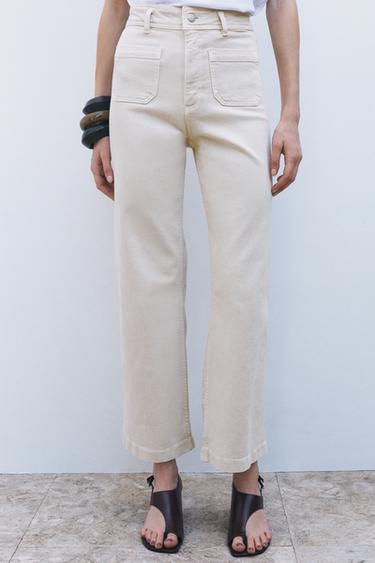 JEANS ZW COLLECTION WIDE LEG TIRO ALTO - Piedra de Zara