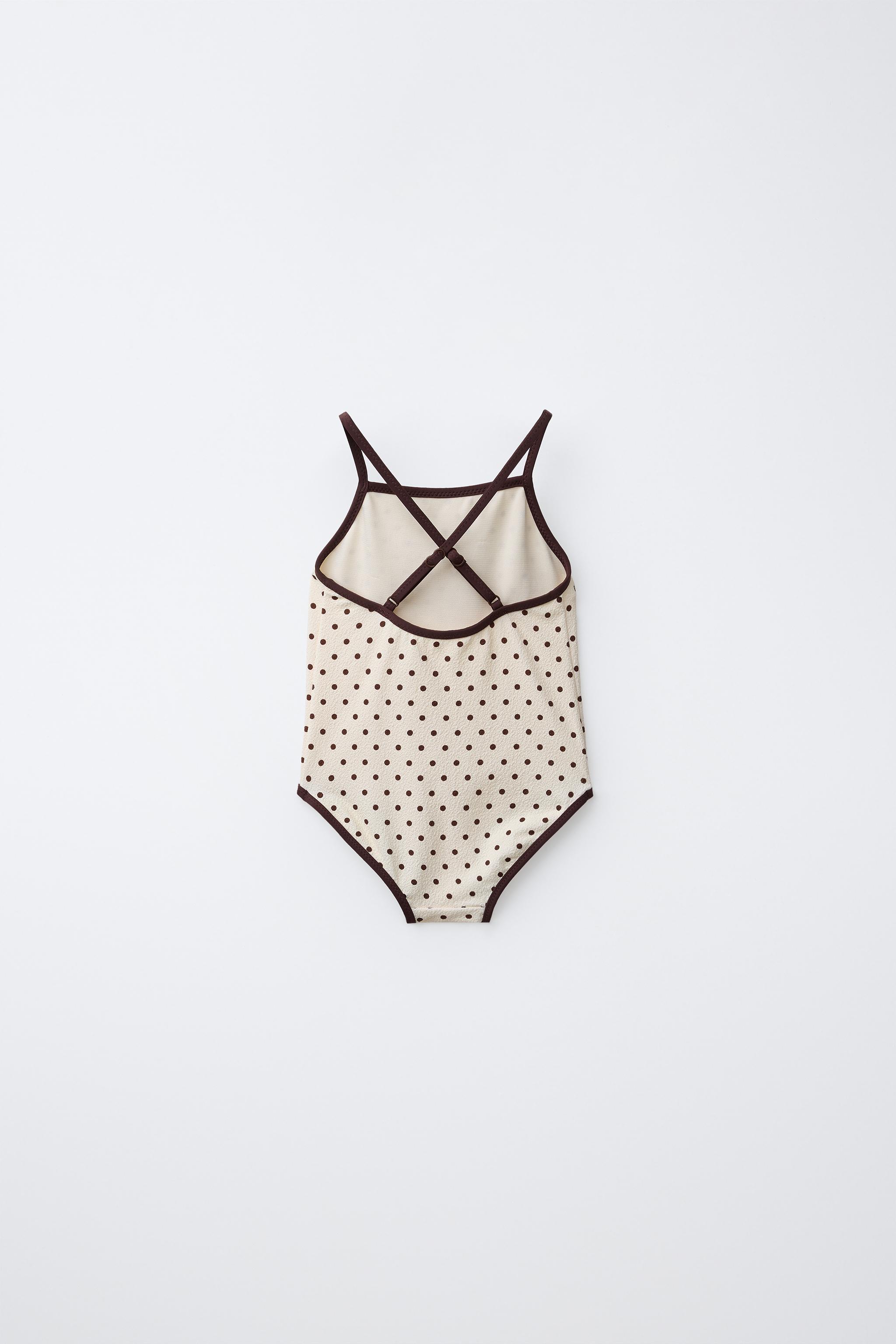 2-6 ANS/ MAILLOT DE BAIN TEXTURE POIS