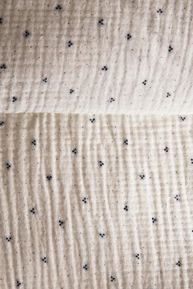 COUETTE ENFANT COTON POINTS - Bleu / Blanc de Zara - Image 6