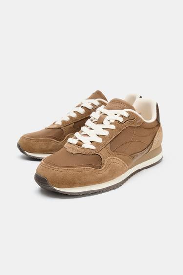 SOFT RUNNING SNEAKERS - Brown by Zara - Image 2