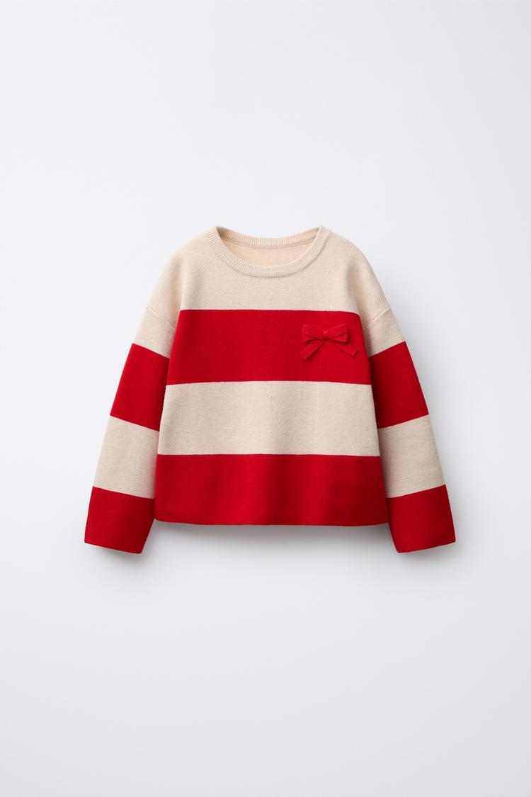 Reserved Rot GrÃ¼n Gestreifter Pullover GESTREIFTER