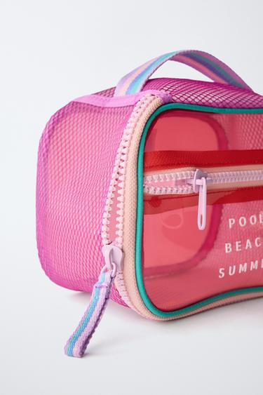 BEACH TOILETRY BAG - Pink by Zara - Image 2