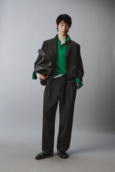 テクニカル リラックスフィット スーツブレザーブラック0Zaraのテクニカル リラックスフィット スーツブレザー - ブラック - 画像 0