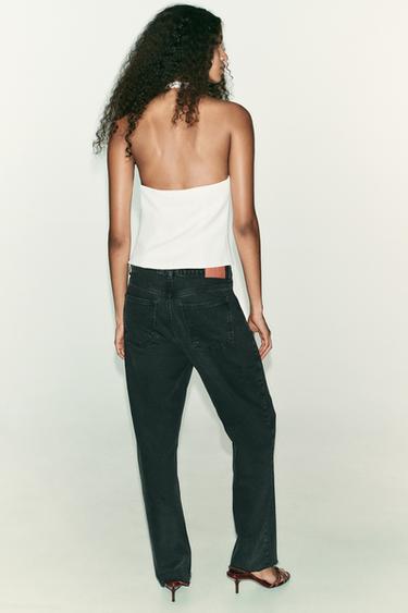 HALTER TOP WITH TIES - Ecru by Zara - Image 5