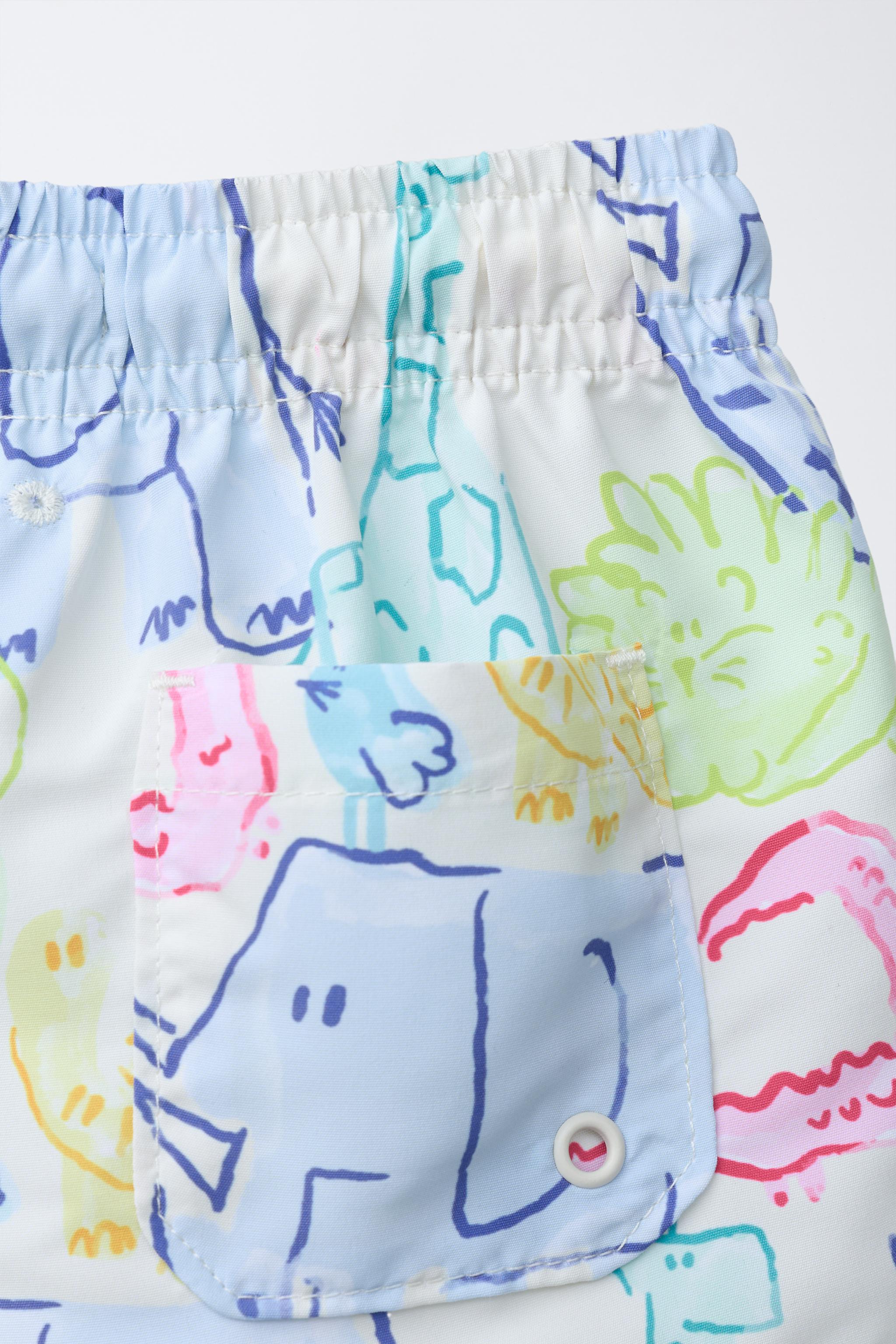 2-6 YEARS/ ANIMAL SWIM SHORTS