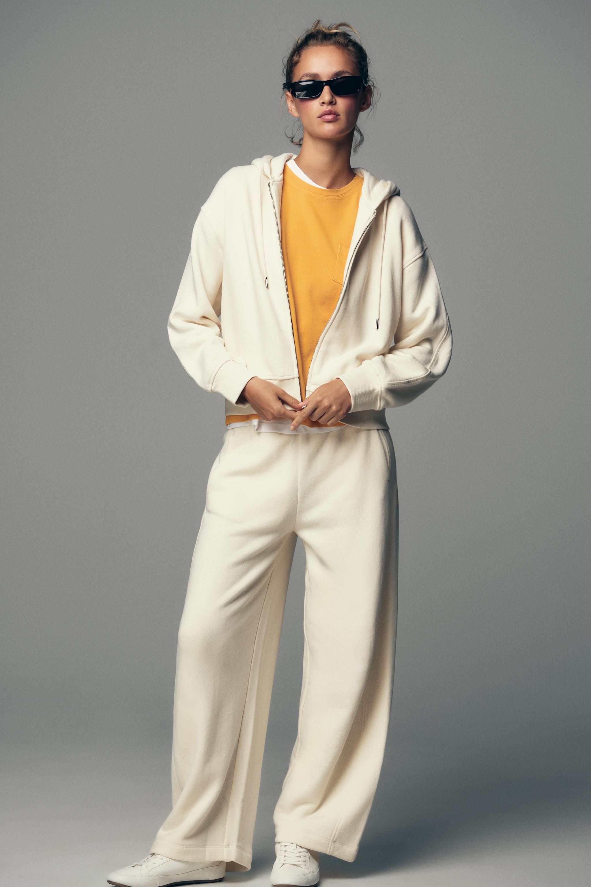on スウェット ホワイト レディースS ホワイトスウェットシャツ - レディース | ZARA