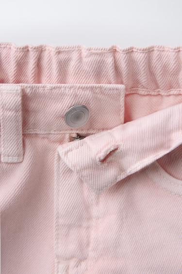 BERMUDA EN JEAN DÉCHIRÉ - Rose de Zara - Image 2