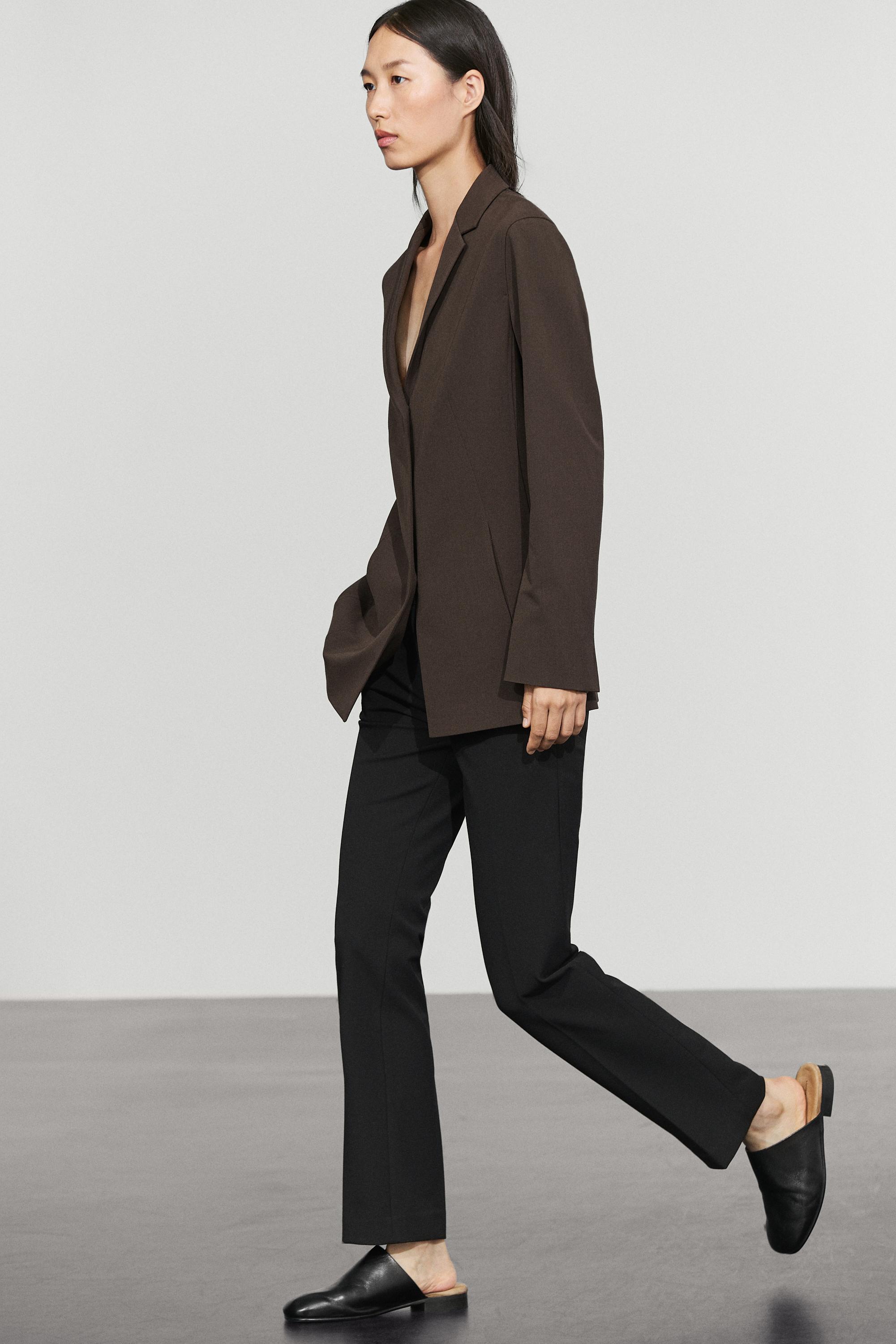 Blazer fluide en laine