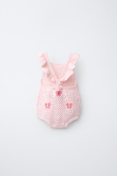 BODY CROCHET PAPILLONS - Rose de Zara - Image 1