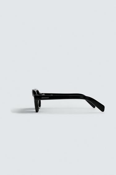 LUNETTES DE SOLEIL OVALES - Noir de Zara - Image 1