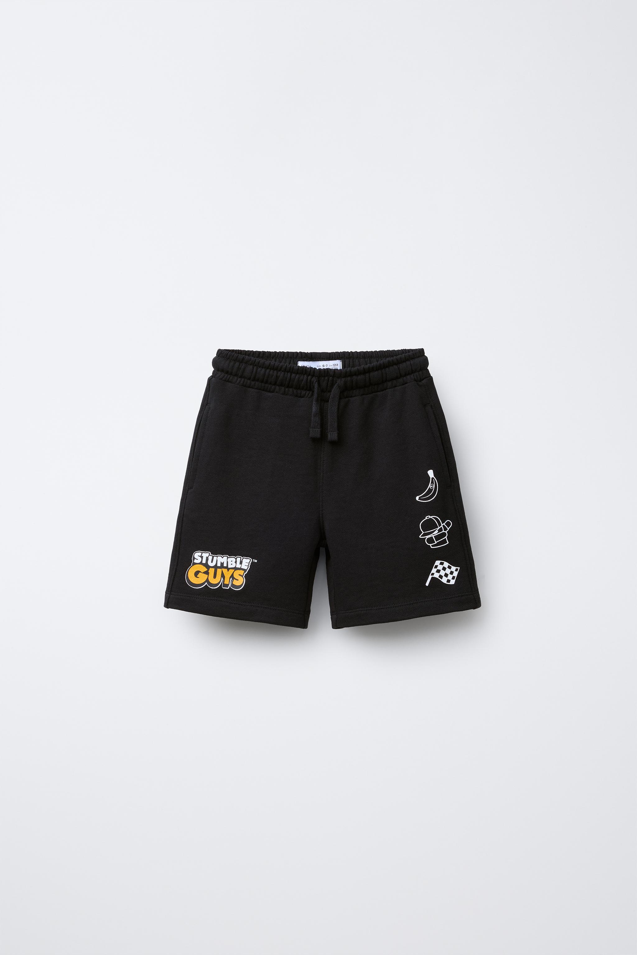 ★ドイツ発*ZARA*新作*BROQUE ジャガードショーツ/BL★ ☆ドイツ発*ZARA*新作*ストライプジャガードショーツ/BLACK☆