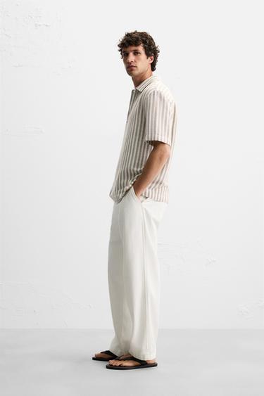 CHEMISE POLO STRUCTURÉE - Marron de Zara - Image 3