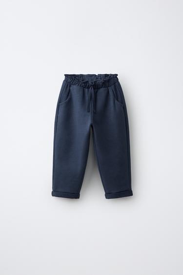 PANTALÓN FELPA - Marino de Zara - Imagen 0